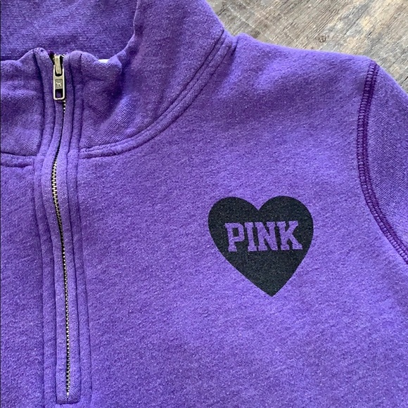 Pink by Victoria’s Secret 1/4 Zip Sweatshirt - Picture 2 of 8